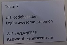 afbeelding inloggegevens